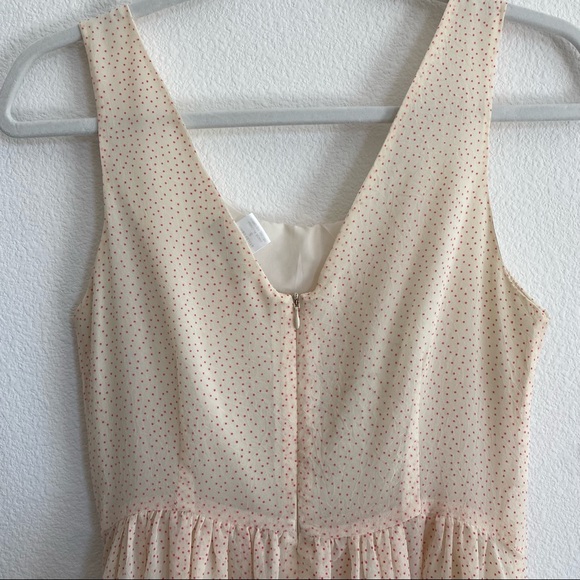 Modcloth Vintage Style Midi Dress - Cream + Light Pink - EUC - Picture 8 of 12